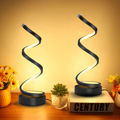 2db LED Spirál Lámpa