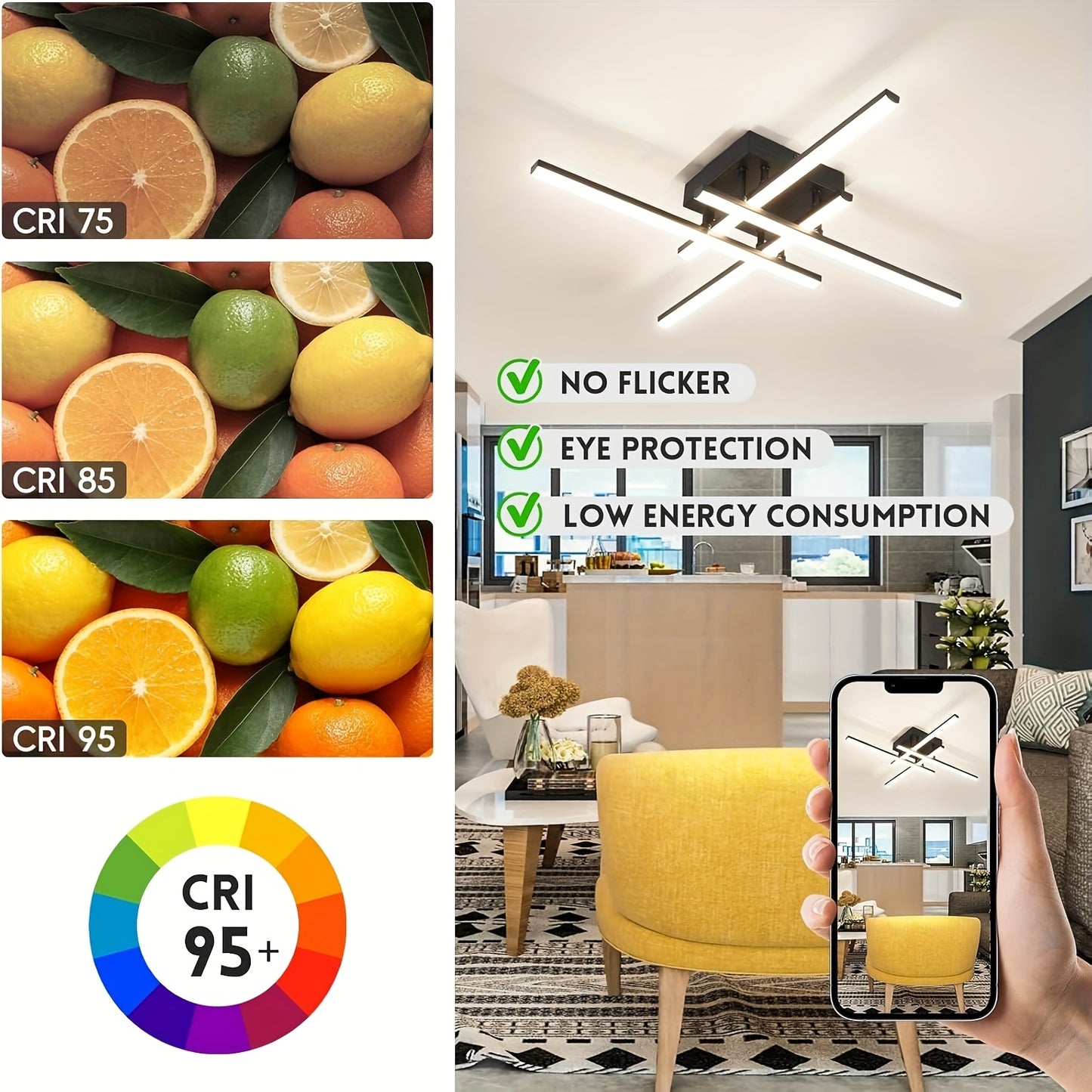 Modern LED mennyezeti lámpatest