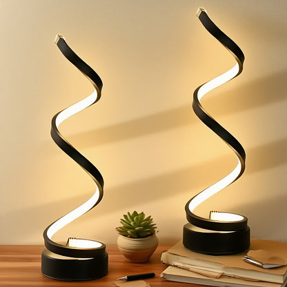 2db LED Spirál Lámpa