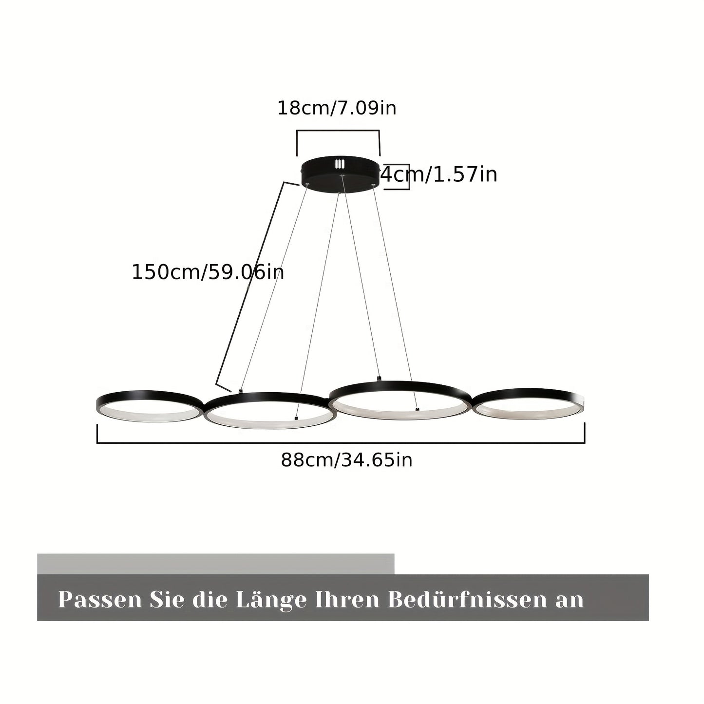 Homefire Modern Mennyezeti LED-lámpa