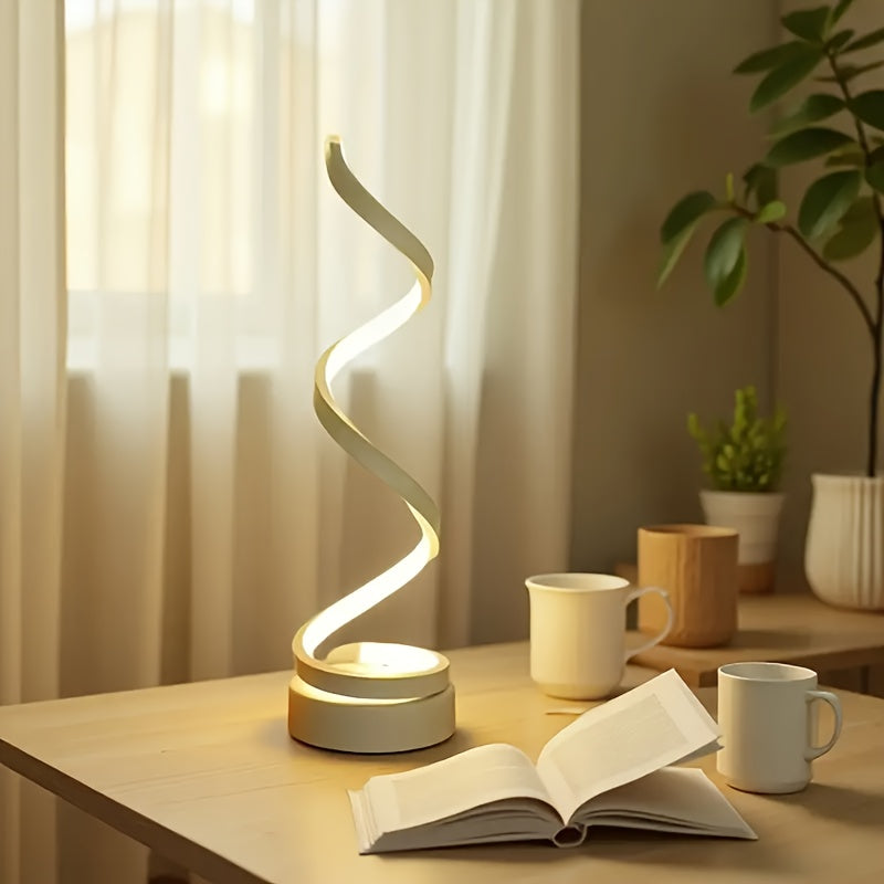 2db LED Spirál Lámpa