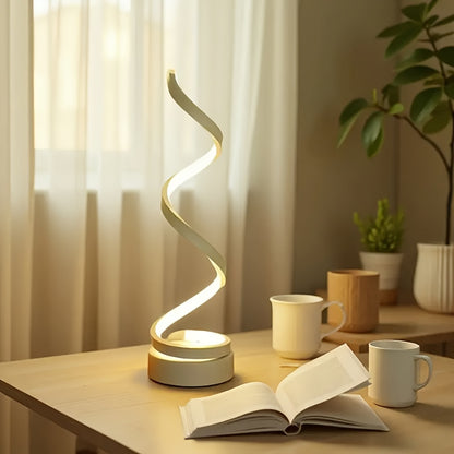 2db LED Spirál Lámpa