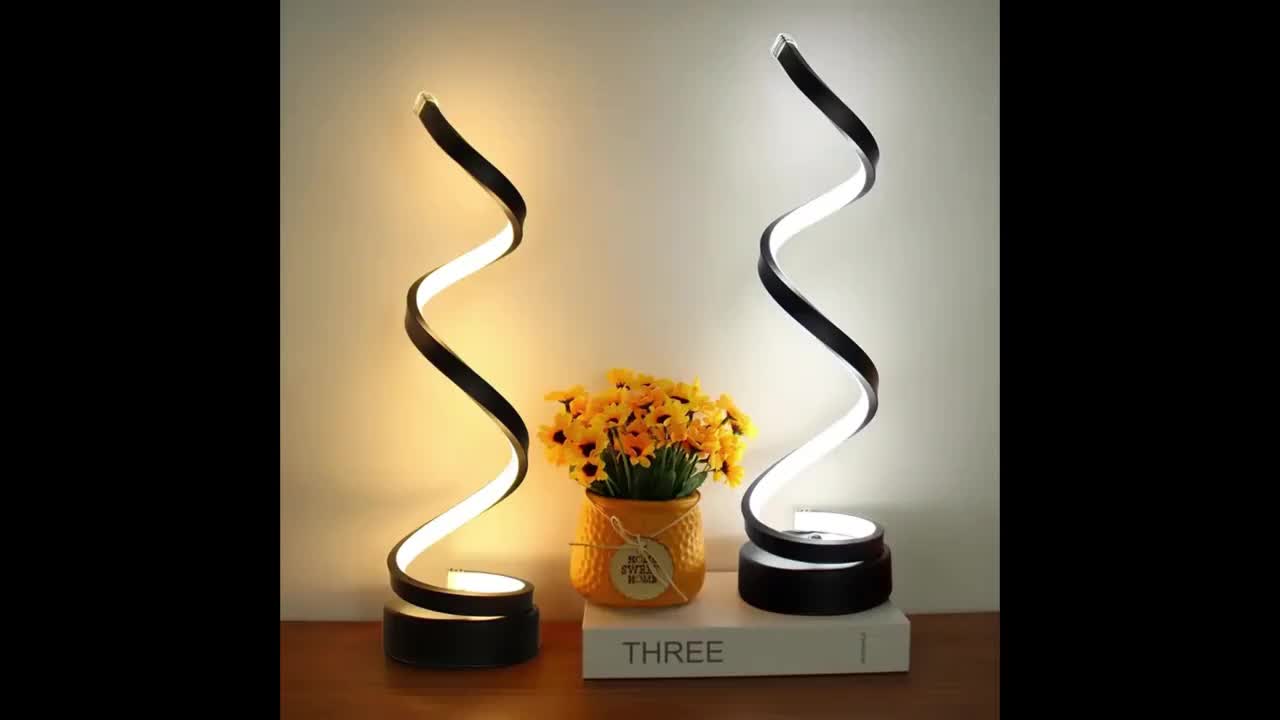 2db LED Spirál Lámpa