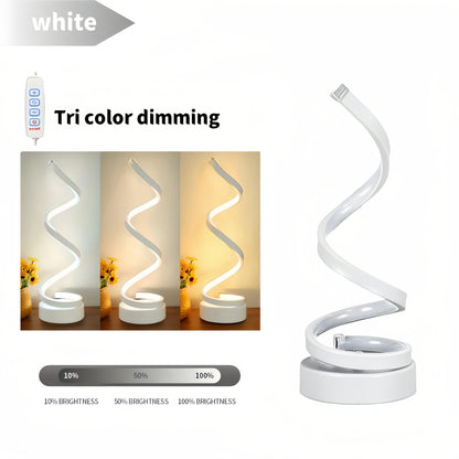 2db LED Spirál Lámpa